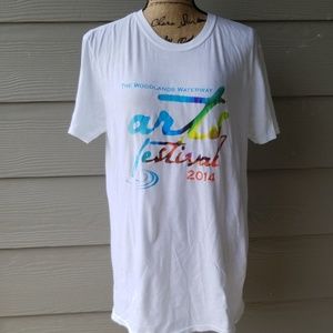 The woodlanss waterway white t shirt